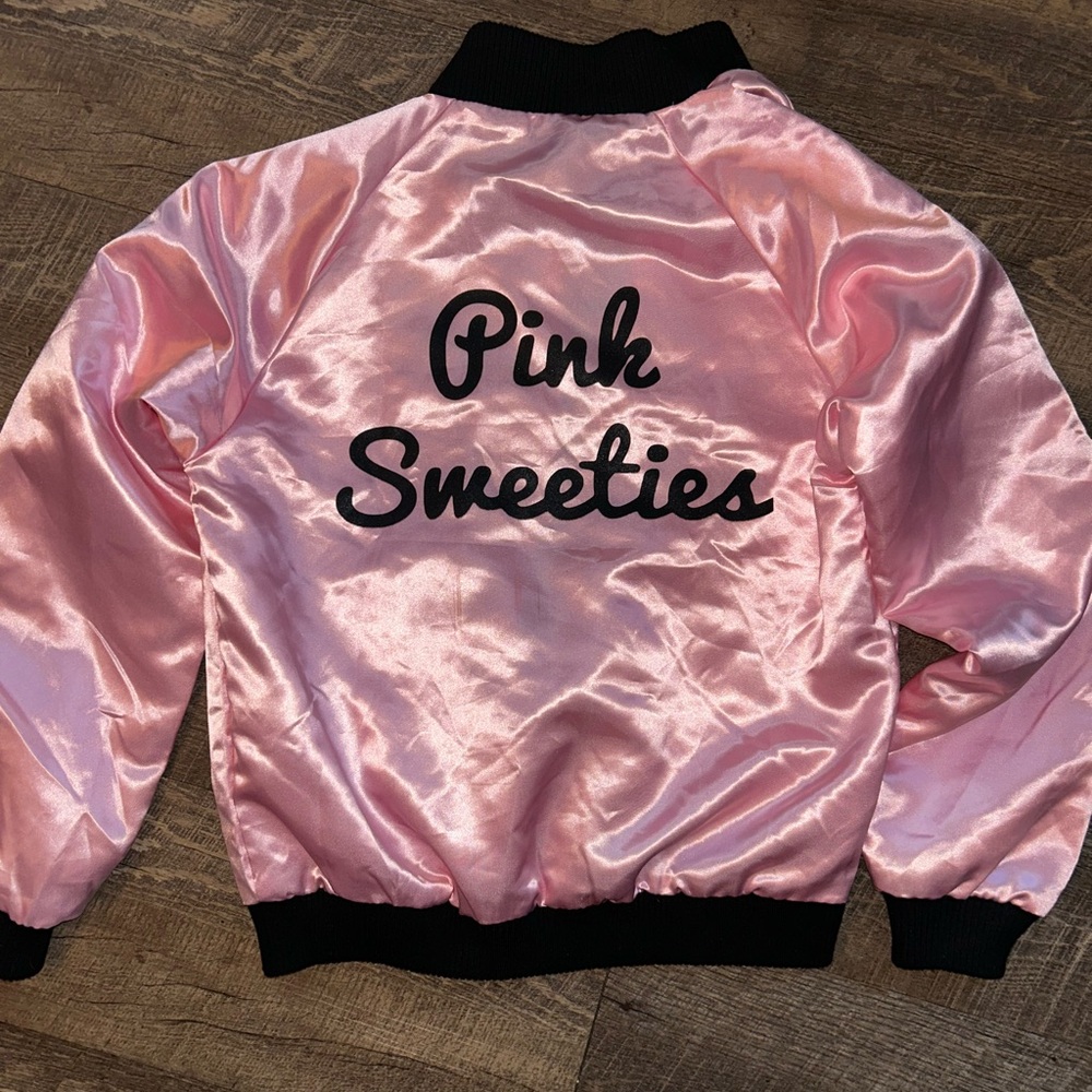 Pink Sweeties Women's Pink Satin Jacket